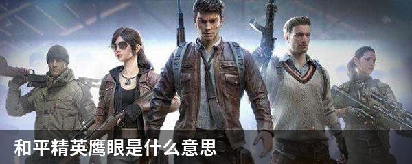 和平精英鹰眼是什么意思