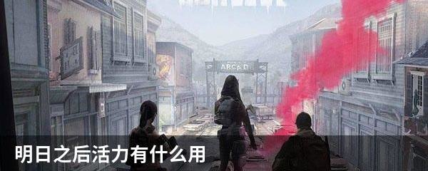 明日之后活力有什么用