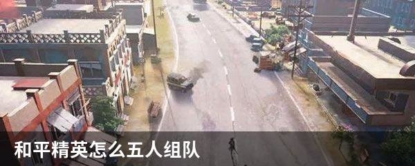 和平精英怎么五人组队