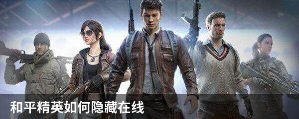 和平精英如何隐藏在线