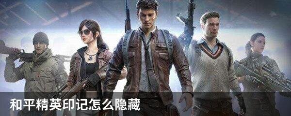 和平精英印记怎么隐藏