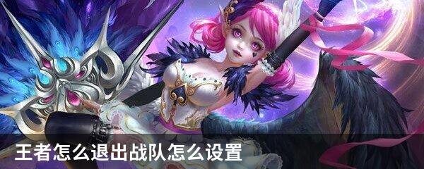 王者怎么退出战队怎么设置