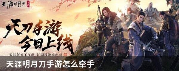 天涯明月刀手游怎么拉手