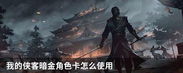 我的侠客暗金角色卡怎么用