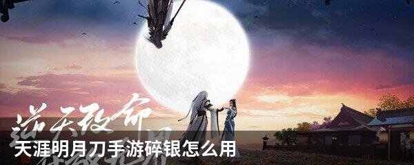 天涯明月刀手游碎银怎么用