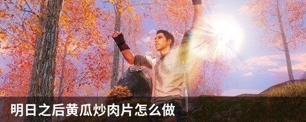 明日之后黄瓜炒肉片怎么做