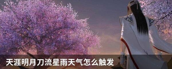 天涯明月刀流星雨天气怎么触发
