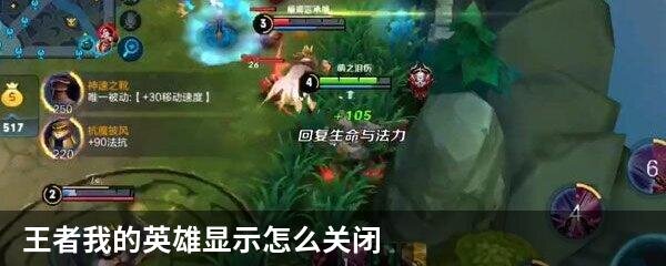 王者我的英雄显示怎么关闭