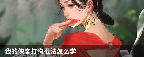 我的侠客打狗棍法怎么学