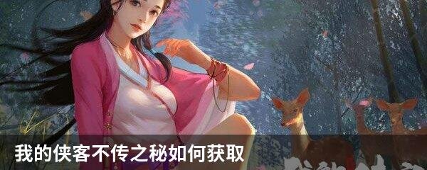 我的侠客不传之秘如何获取