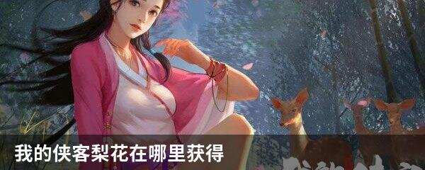 我的侠客梨花在哪里获得