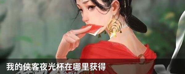 我的侠客夜光杯在哪里获得