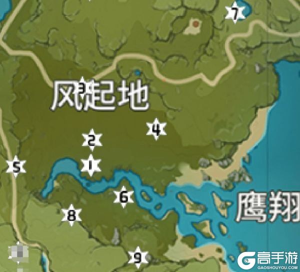 风神瞳分布位置，原神风神瞳位置