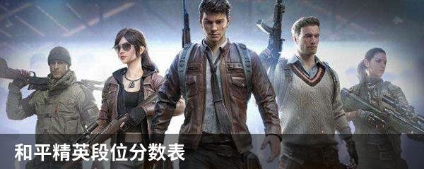 和平精英各段位需要多少分数?和平精英最新段位分数表