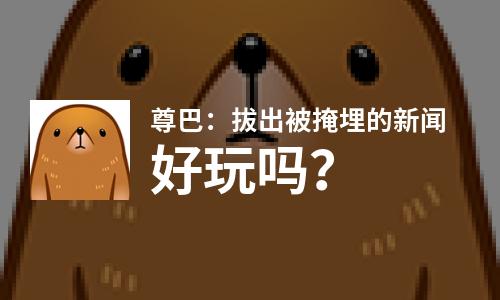  尊巴：拔出被掩埋的新闻好玩吗