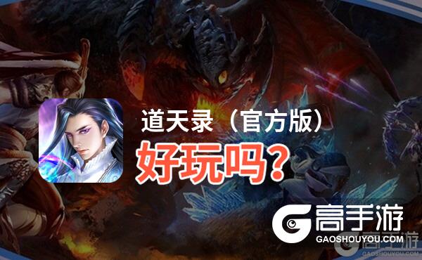 道天录（官方版）好玩吗？道天录（官方版）好不好玩评测