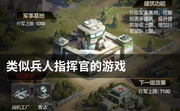 类似兵人指挥官的游戏