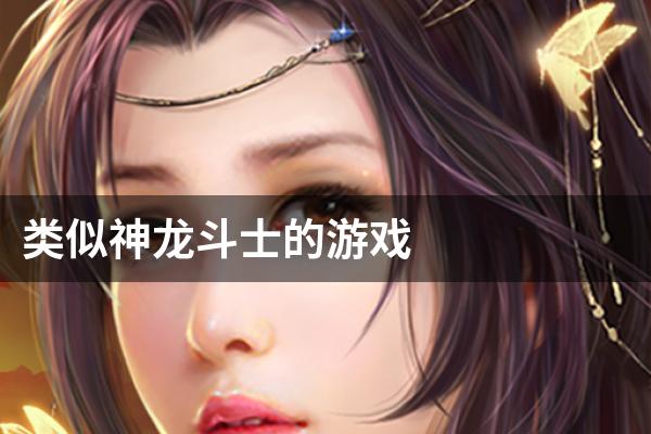 类似神龙斗士的游戏