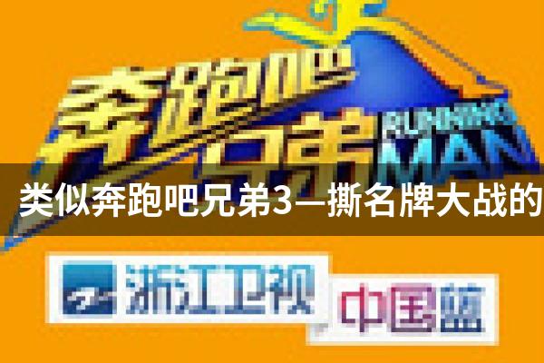 类似奔跑吧兄弟3—撕名牌大战的游戏
