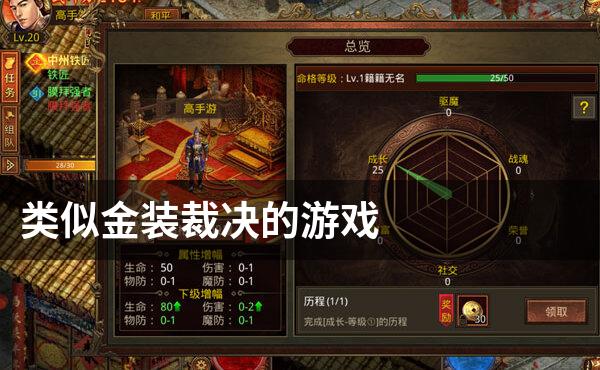 类似金装裁决的游戏