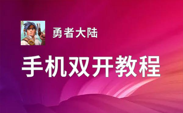 有没有勇者大陆双开软件推荐 深度解答如何双开勇者大陆