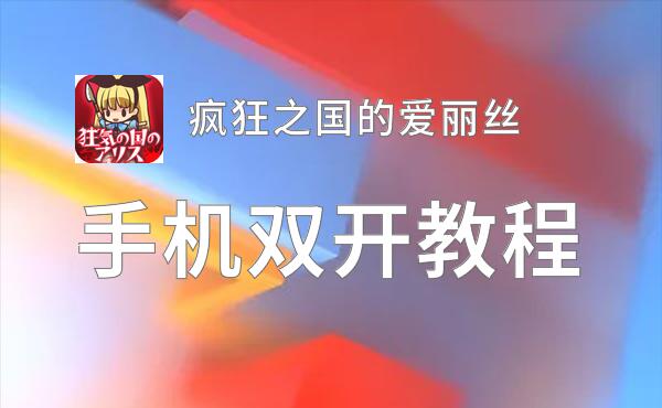 疯狂之国的爱丽丝如何双开 2020最新双开神器来袭