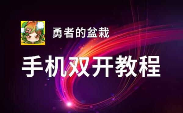 勇者的盆栽如何双开 2020最新双开神器来袭