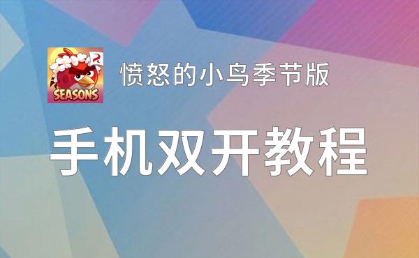 愤怒的小鸟季节版怎么双开  愤怒的小鸟季节版双开挂机软件推荐