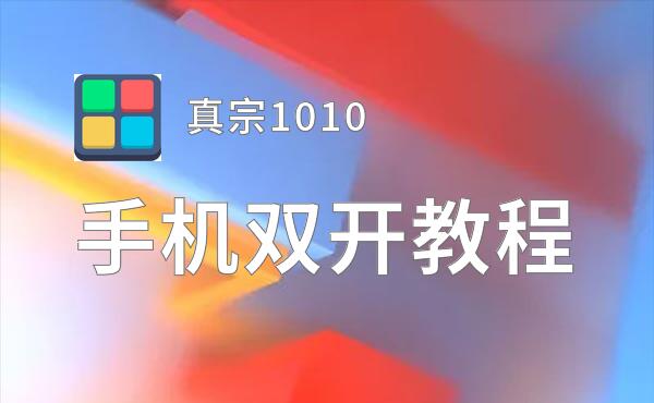 真宗1010怎么双开  真宗1010双开挂机软件推荐