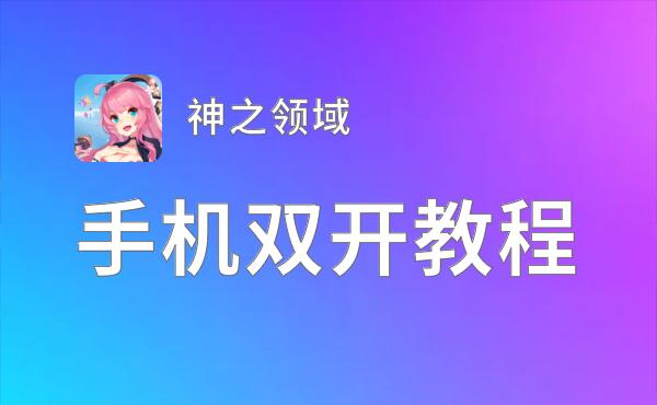 神之领域双开挂机软件推荐  怎么双开神之领域详细图文教程