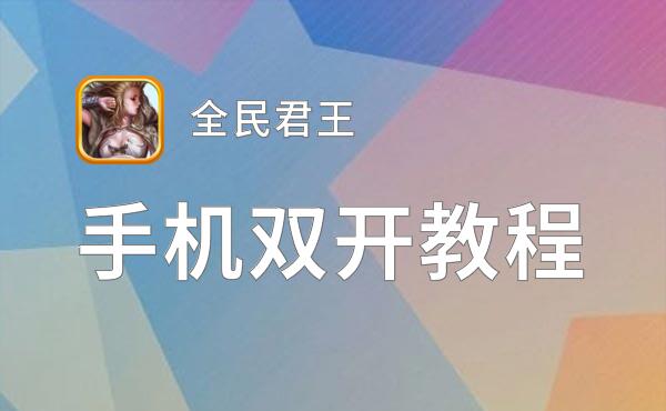 全民君王挂机软件&双开软件推荐  轻松搞定全民君王双开和挂机