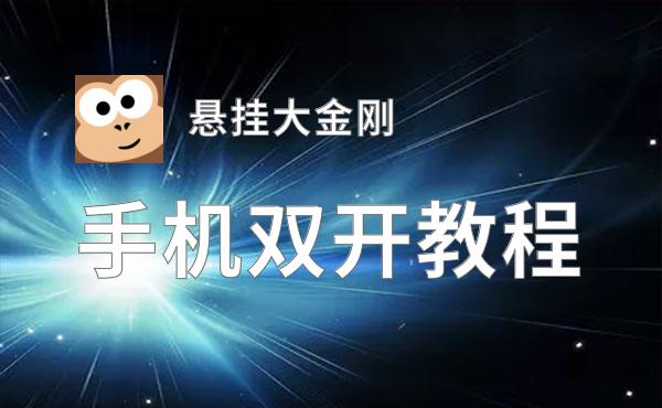 悬挂大金刚如何双开 2020最新双开神器来袭