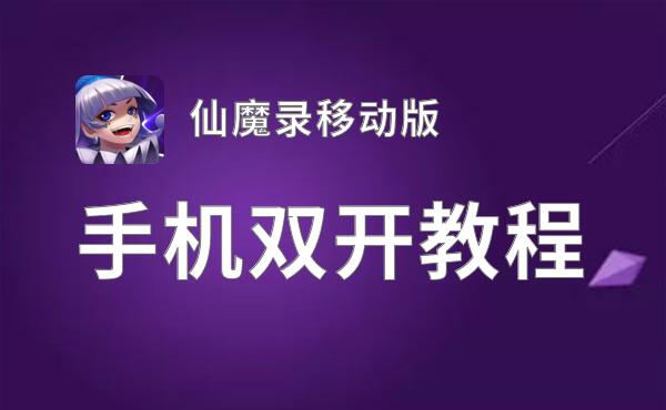 仙魔录移动版如何双开 2021最新双开神器来袭