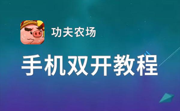 功夫农场如何双开 2021最新双开神器来袭