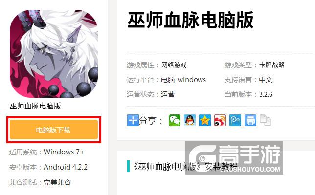  巫师血脉电脑版下载