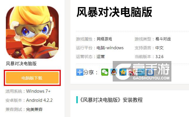  风暴对决电脑版下载