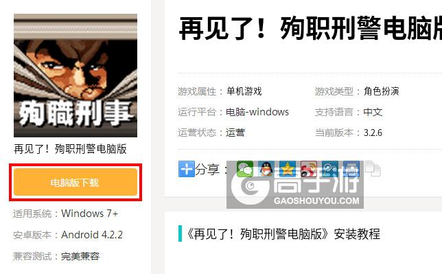  再见了！殉职刑警电脑版下载