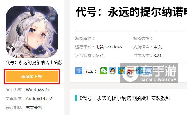  代号：永远的提尔纳诺电脑版下载