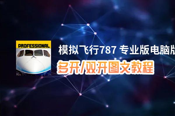 模拟飞行787 专业版怎么双开、多开？模拟飞行787 专业版双开、多开管理器使用图文教程