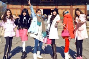 女神团登陆韩国 卖萌美图第二弹