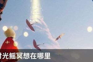 光遇面对光鳐冥想在哪里