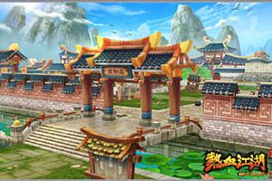 清新画风明朗世界 《热血江湖》手游场景曝光