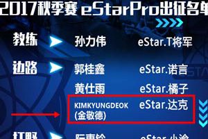 eStar引入韩援参加秋季赛，曾是风暴星际2双料冠军！