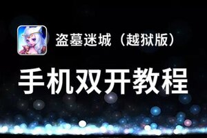 盗墓迷城（越狱版）如何双开 2020最新双开神器来袭