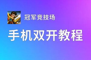 有没有冠军竞技场双开软件推荐 深度解答如何双开冠军竞技场