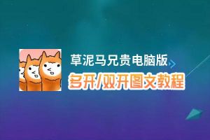 草泥马兄贵怎么双开、多开？草泥马兄贵双开助手工具下载安装教程