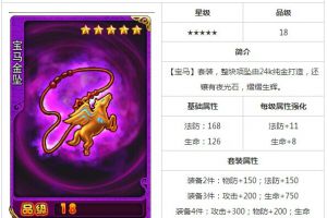 放开那三国装备图鉴宝马金坠