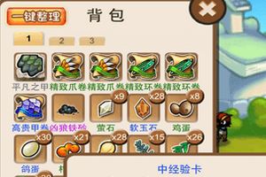 中级经验卡使用方法