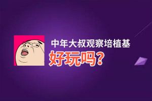 中年大叔观察培植基好玩吗？中年大叔观察培植基好不好玩评测