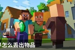 我的世界怎么丢出物品